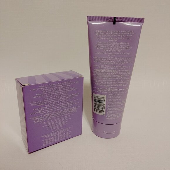 VIVA By FERGIE Fragrance and BODY LOTION Set 50ml 1 fl oz DISCONTINUED 2012 AVON - Picture 2 of 5
